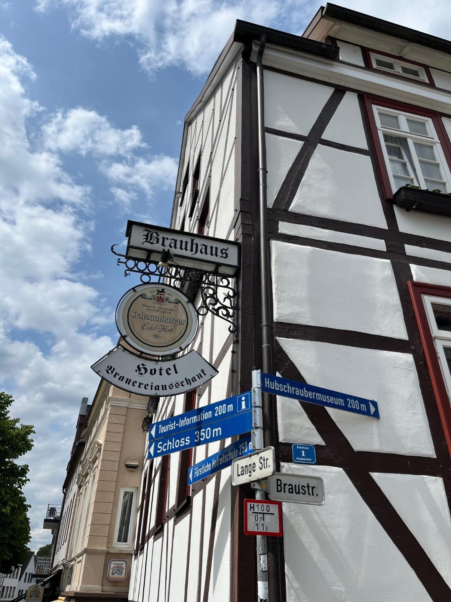 Hotel Brauhaus Bückeburg Exterior foto